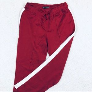 A&F Tapered Track Pants w/ Race Stripe